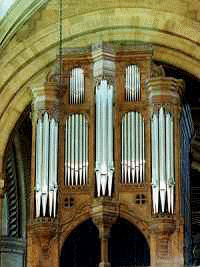 Screen organ, from the Quire